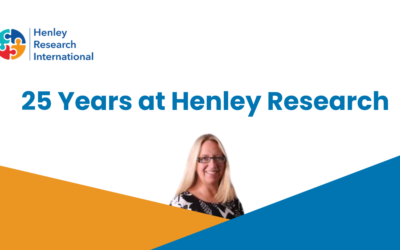 Celebrating 25 Years at Henley Research for Helen Davies, Director of Research